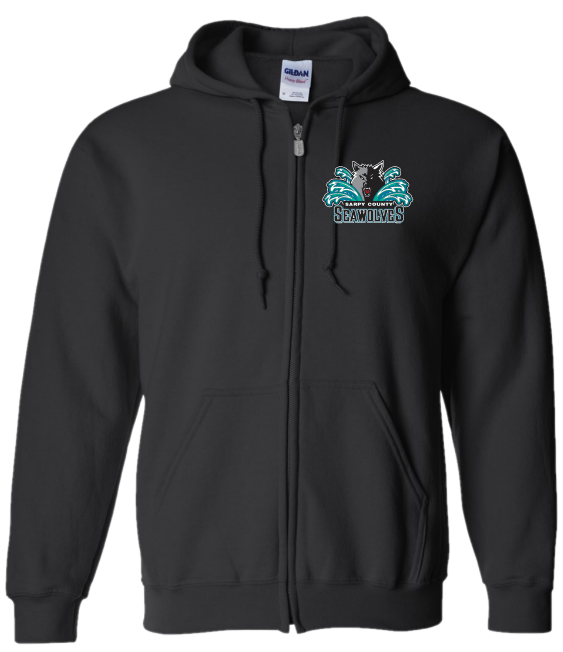 SCSC 50/50 Full-Zip Hooded Sweatshirt (Embroidered)