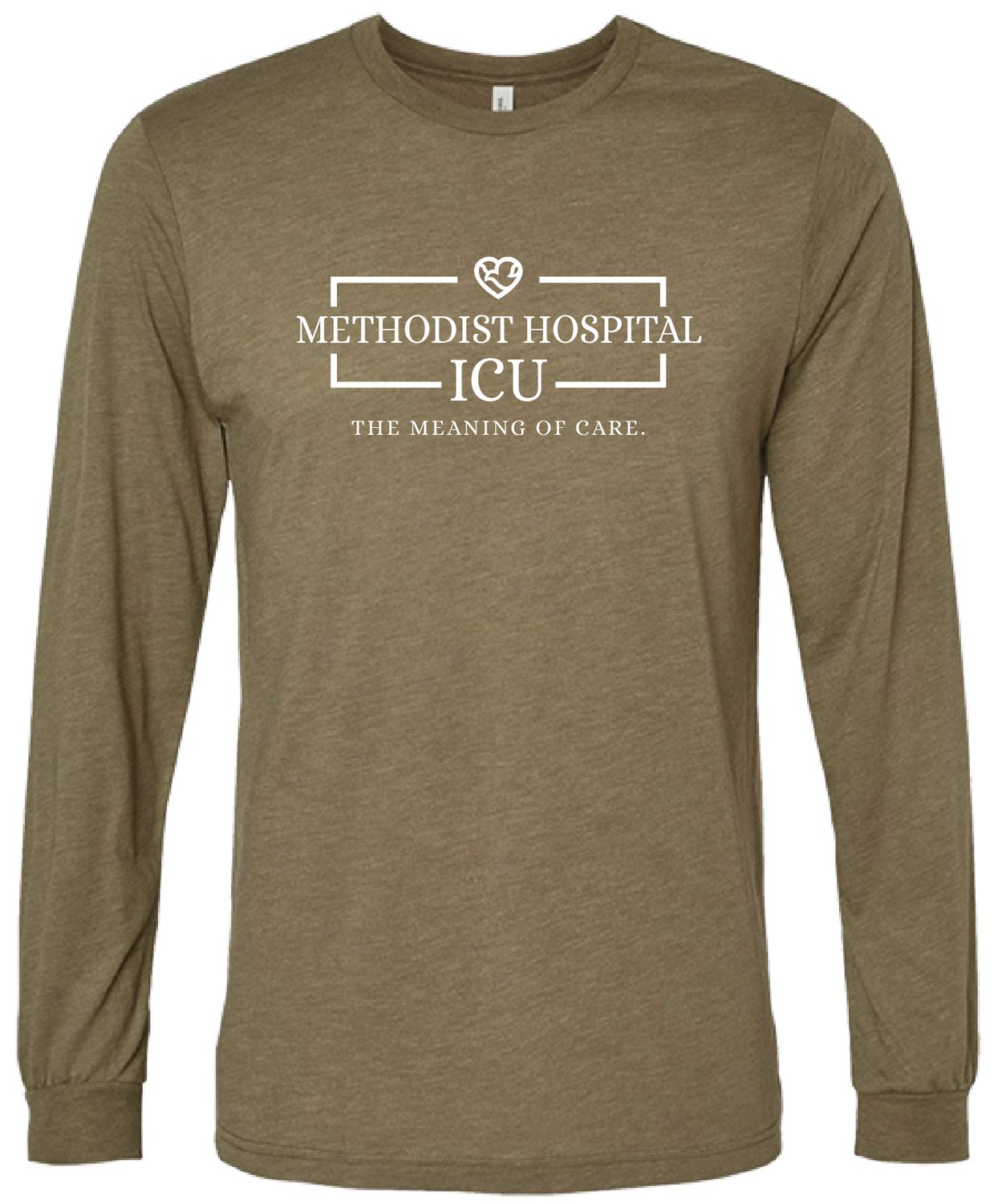 MH ICU Cares Bella TriBlend LONG SLEEVE Tee