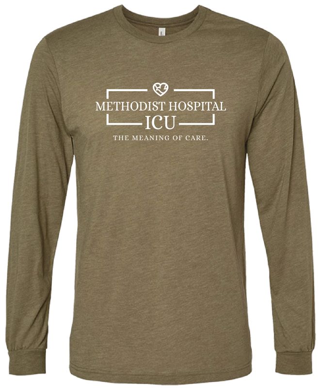 MH ICU Cares Bella TriBlend LONG SLEEVE Tee