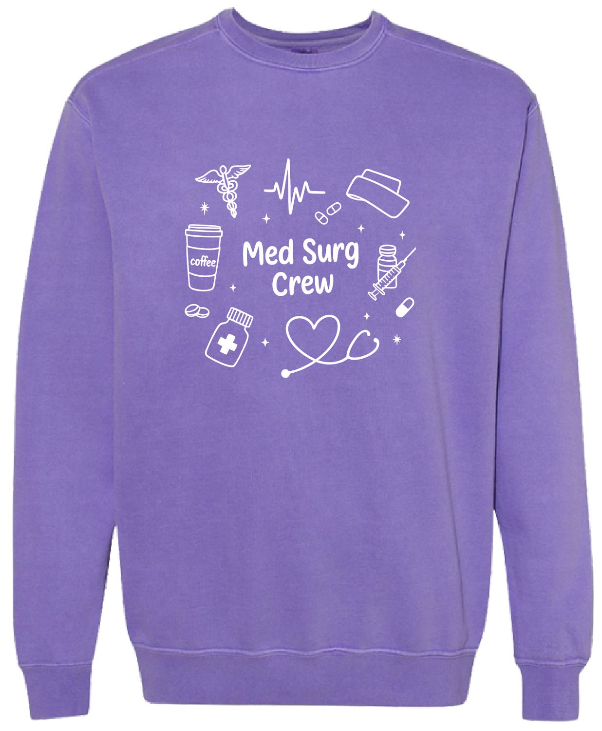 MH SurgCrew ComfortColors Crewneck MH SurgCrew ComfortColors Crewneck