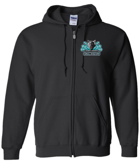 SCSC 50/50 Full-Zip Hooded Sweatshirt (Embroidered)