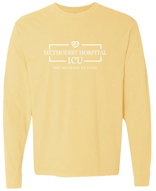 MH ICU Cares ComfortColors LONG SLEEVE Tee MH ICU Cares ComfortColors LONG SLEEVE Tee