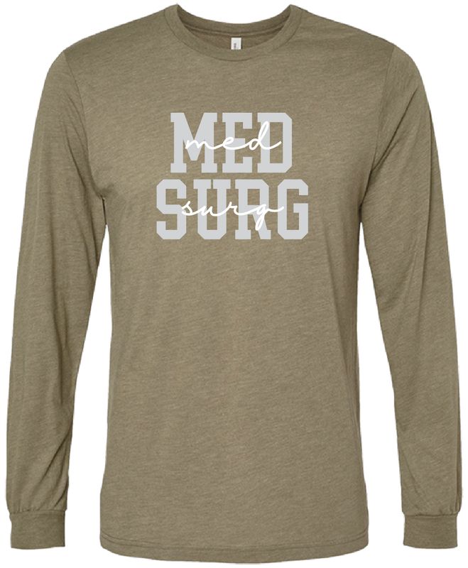 MH MedSurg Bella TriBlend LONG SLEEVE Tee MH MedSurg Bella TriBlend LONG SLEEVE Tee