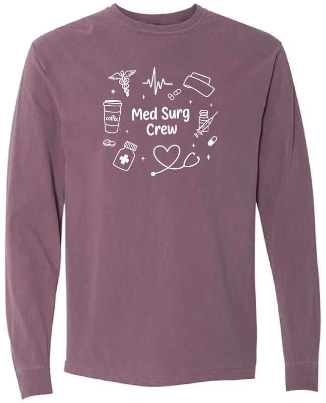 MH SurgCrew ComfortColors LONG SLEEVE Tee MH SurgCrew ComfortColors LONG SLEEVE Tee