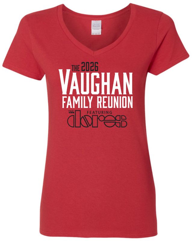 Vaughan Reunion Womens V-Neck Tee Vaughan Reunion Womens V-Neck Tee