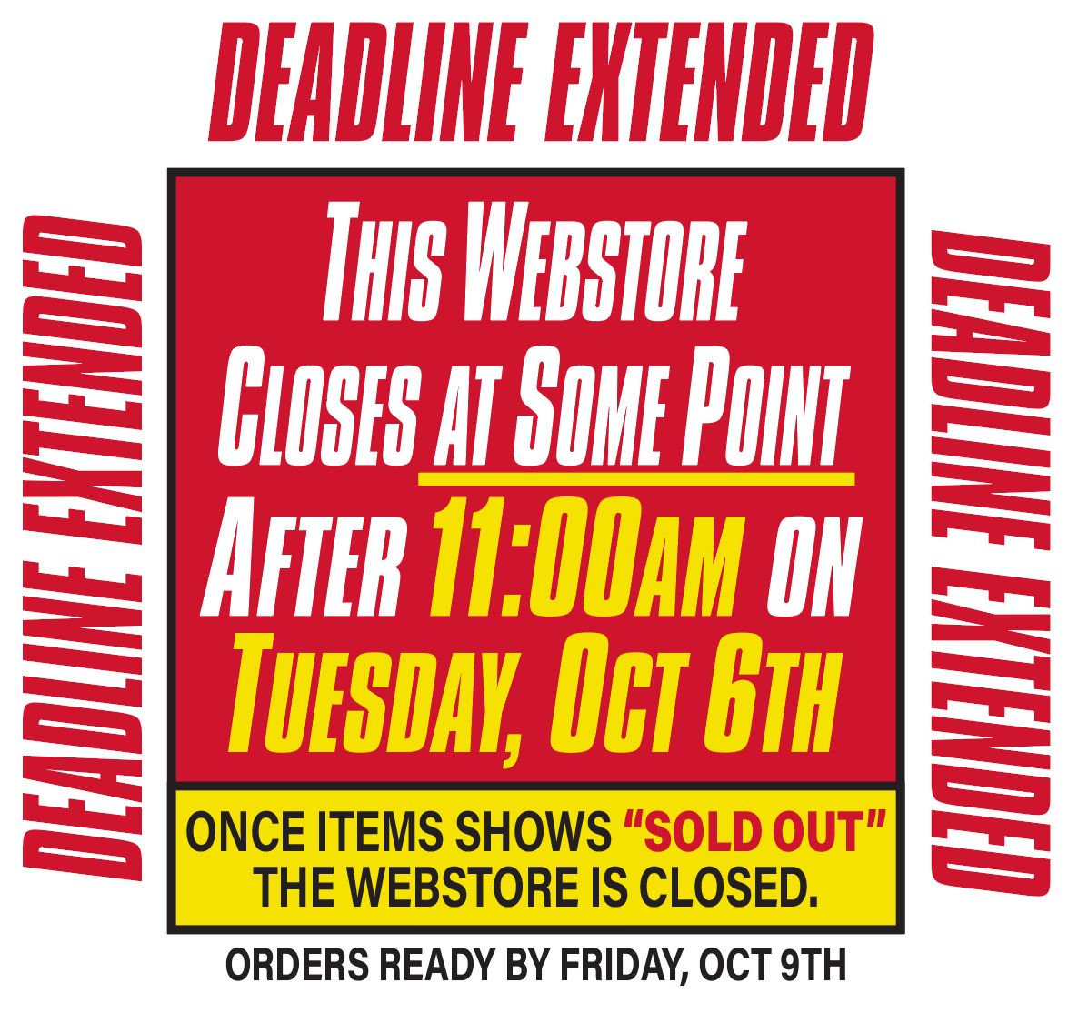 GAA HoCo Deadline
