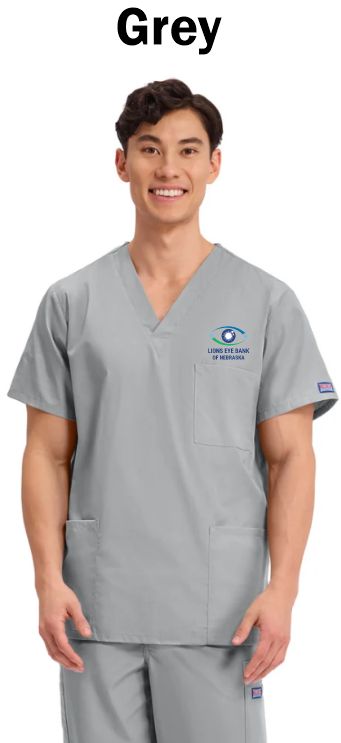 LEB Cherokee Unisex V-Neck Scrub Top