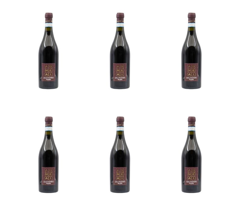 Cartone da 6 bottiglie - Colli di Parma Rosso - D.O.C. Leggermente Frizzante