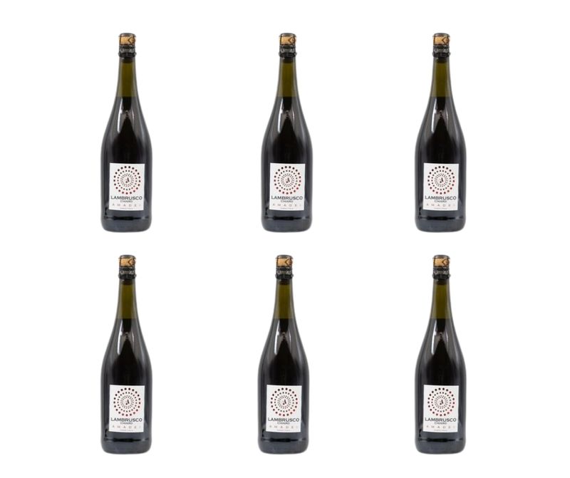 Cartone da 6 bottiglie - Lambrusco dell’Emilia - I.G.T. “Il Chiaro” - frizzante.