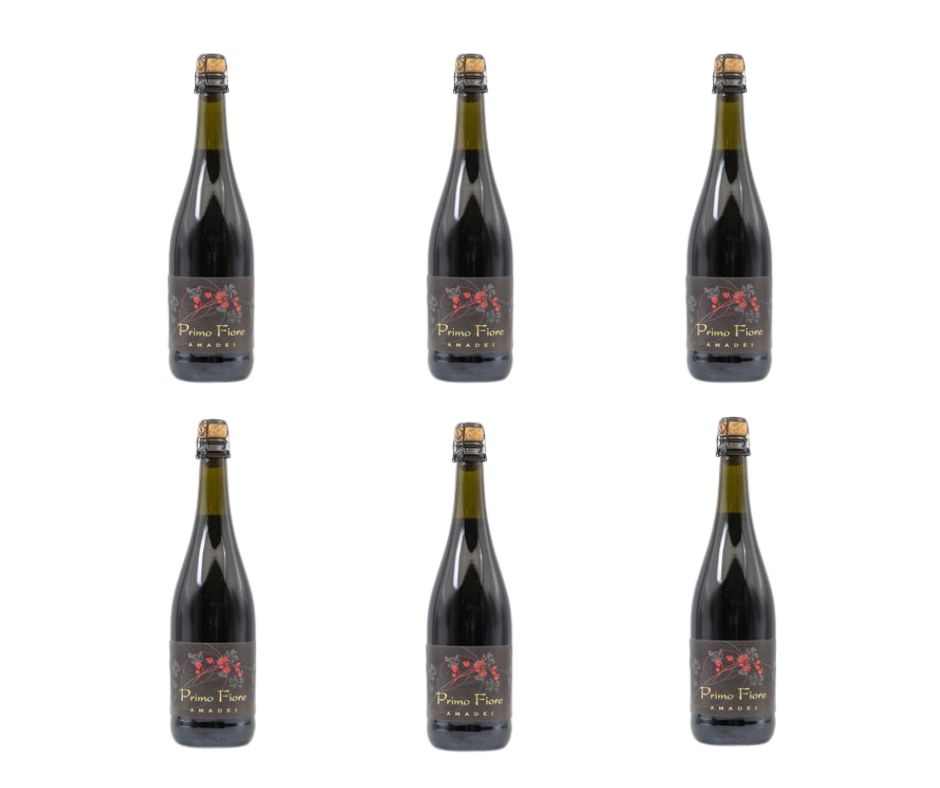 Cartone da 6 bottiglie - Lambrusco dell’Emilia - I.G.T. “Primo Fiore” - frizzante