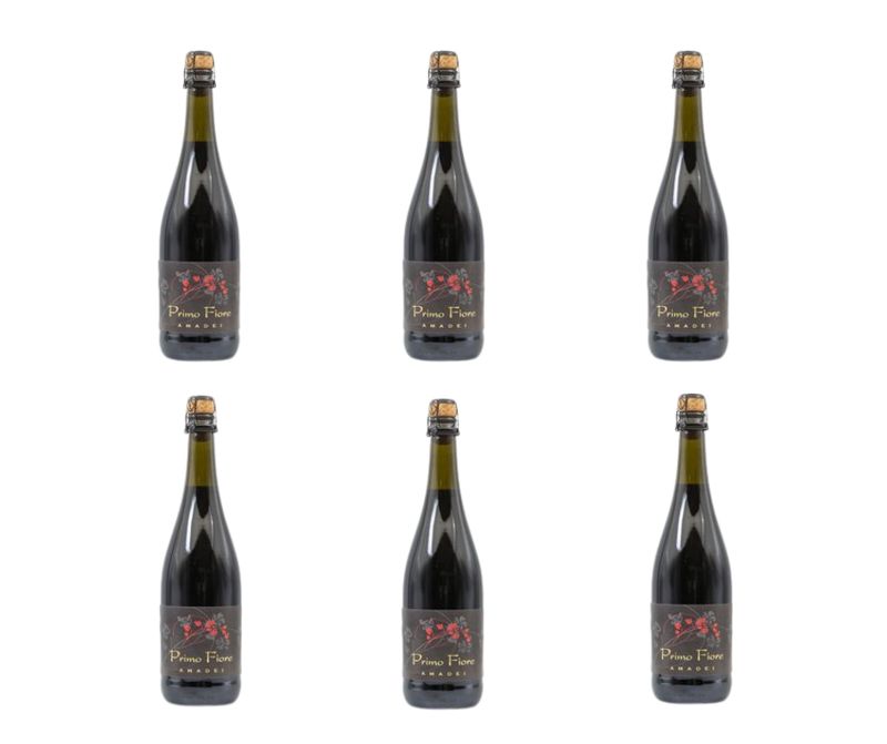 Cartone da 6 bottiglie - Lambrusco dell’Emilia - I.G.T. “Primo Fiore” - frizzante