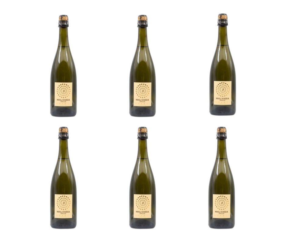 Cartone da 6 bottiglie - Malvasia dell’Emilia – IGT Dolce - frizzante.