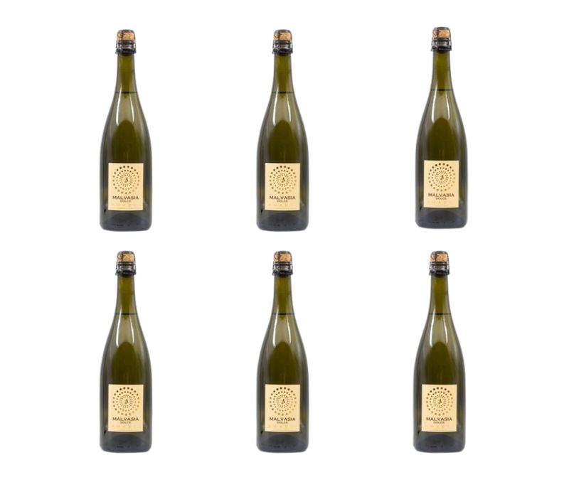 Cartone da 6 bottiglie - Malvasia dell’Emilia – IGT Dolce - frizzante.