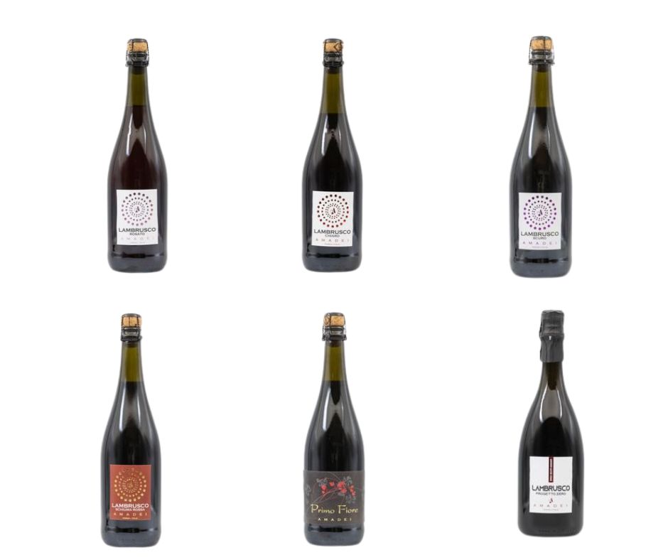 Box Lambruschi - Confezione 6 vini assortiti Box Lambruschi - Confezione 6 vini assortiti