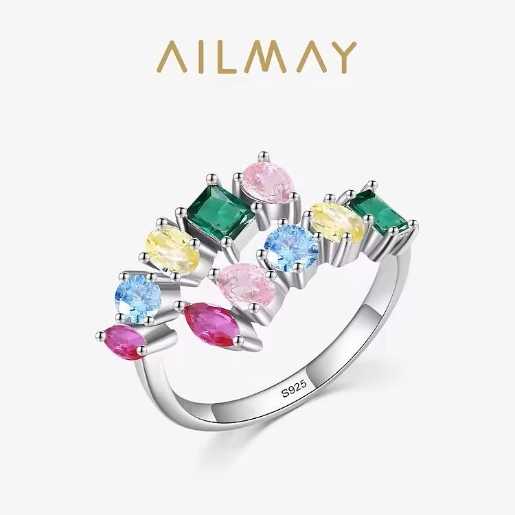 Anillo MULTICOLOR Plata De ley