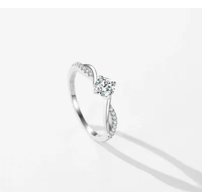 Anillo Promesa Plata de Ley 925