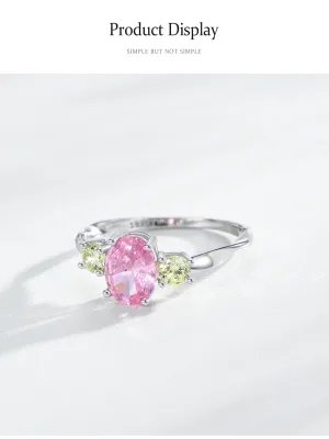 Anillo ROSA Plata de ley