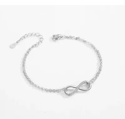 Pulsera &quot;Infinito&quot; Plata de Ley 925