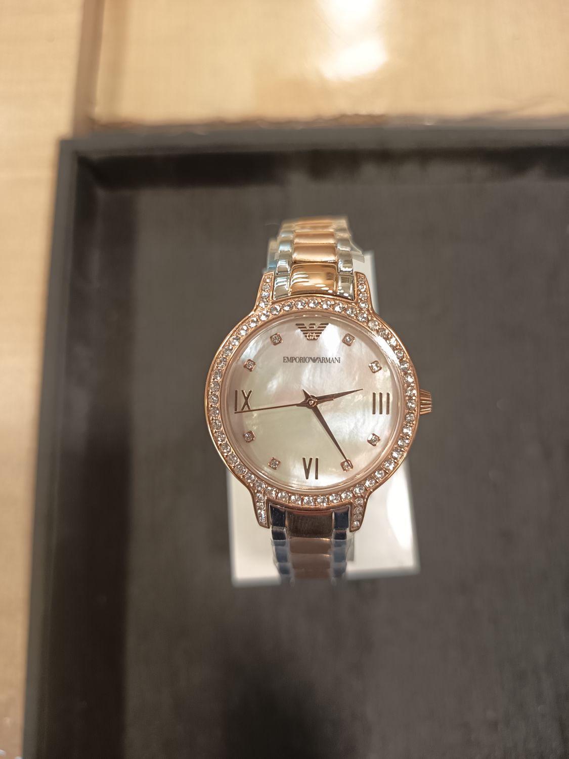 RELOJ EMPORIO ARMANI SRA REF AR11499 BICOLOR