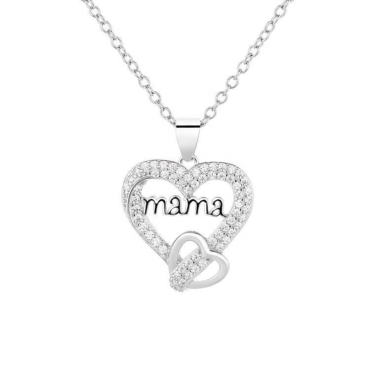 COLGANTE PLATA "MAMA"