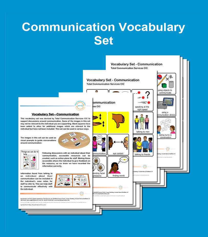 Communication Vocabulary Set