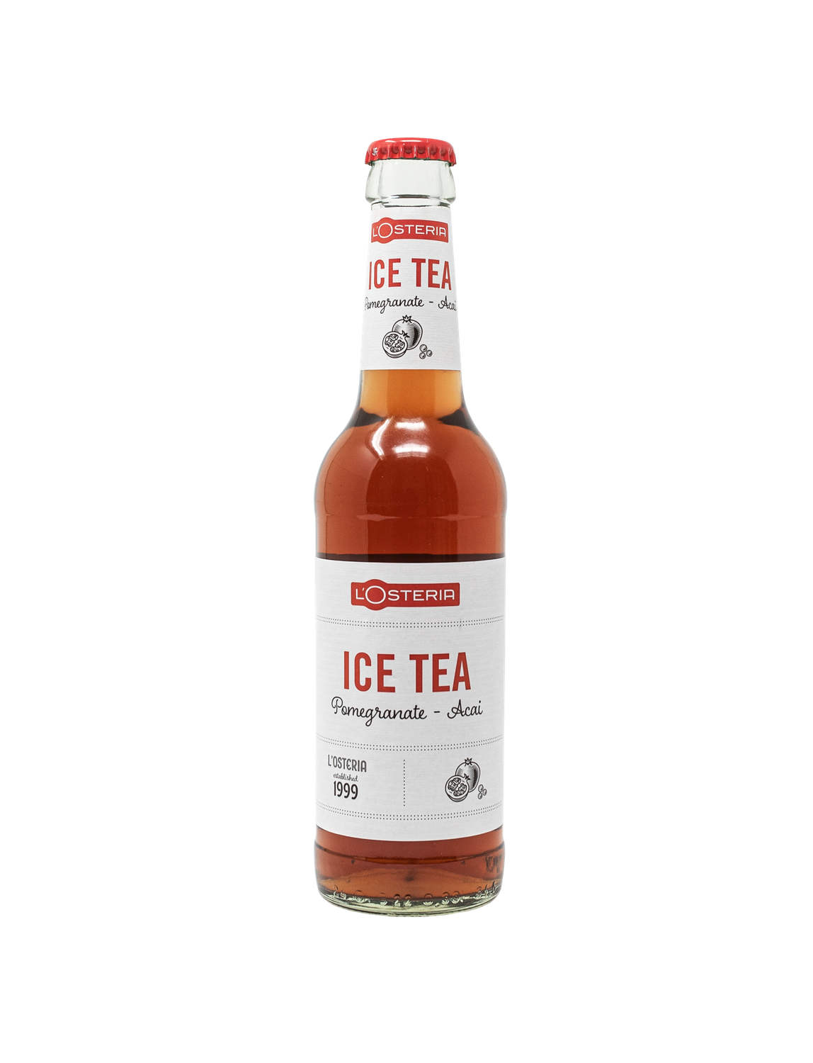 L´Osteria Granatapfel Acai Ice Tea 0,33l Flasche