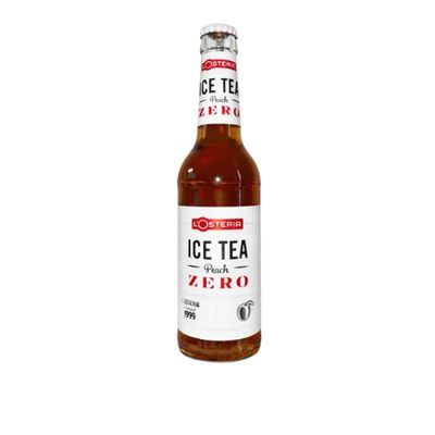 L´Osteria Peach Zero Ice Tea 0,33l Flasche
