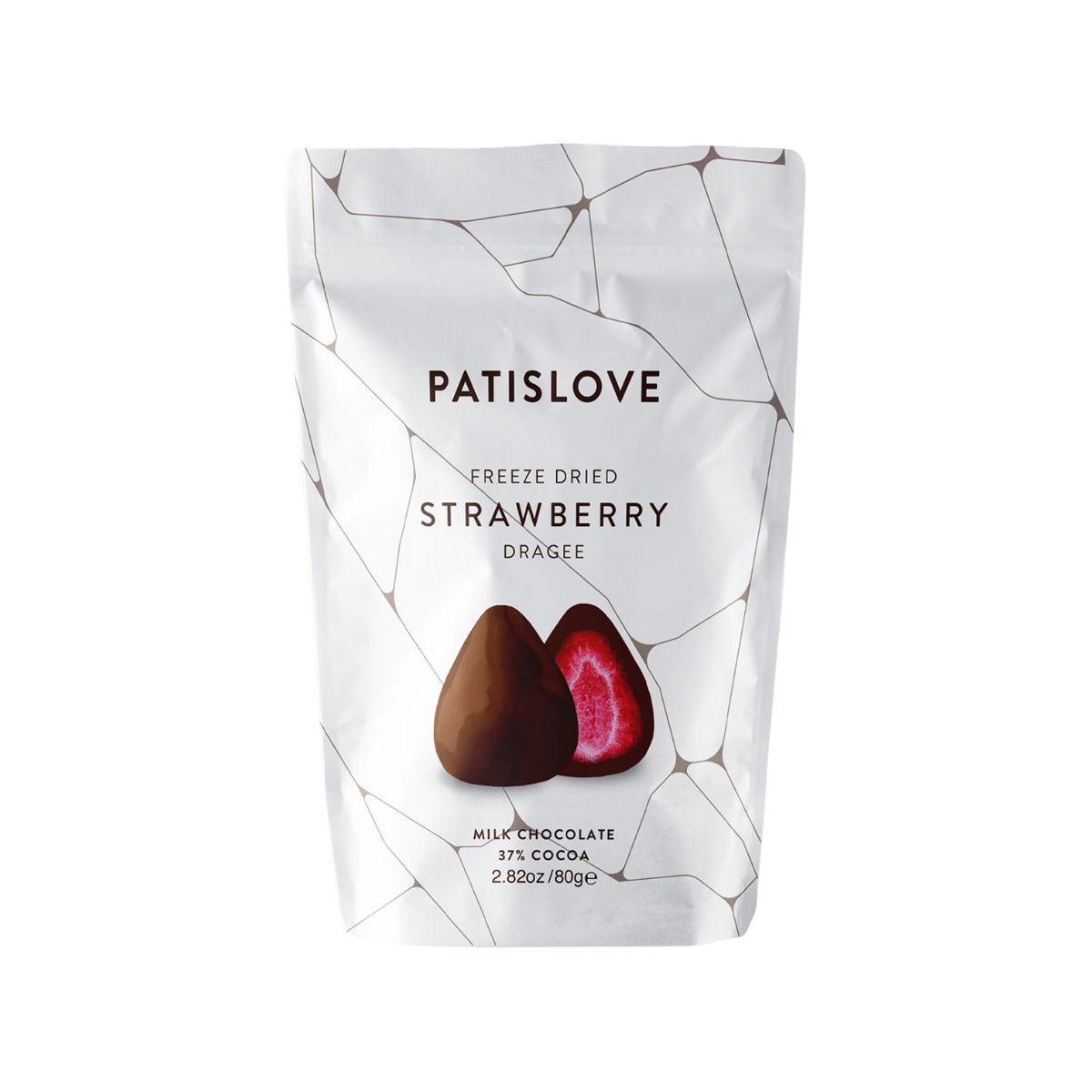 Patislove - Freeze Dried Strawberry Milk Chocolate