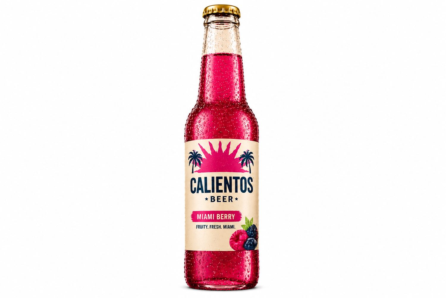 Calientos Beer - Miami Berry 4,5% Vol. 0,33l Flasche