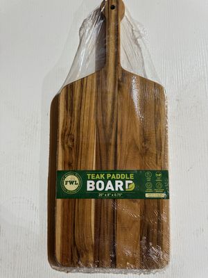 Teak Wood Paddle Cutting Board