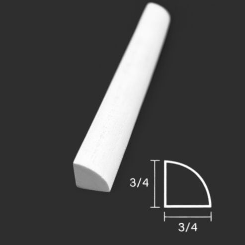 Quarter round 16' stick