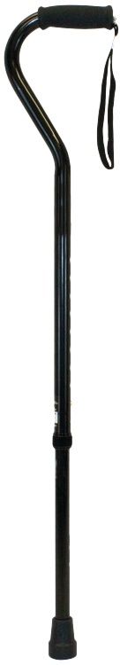 PRO BASIC CANE OFFST H/D BLK
