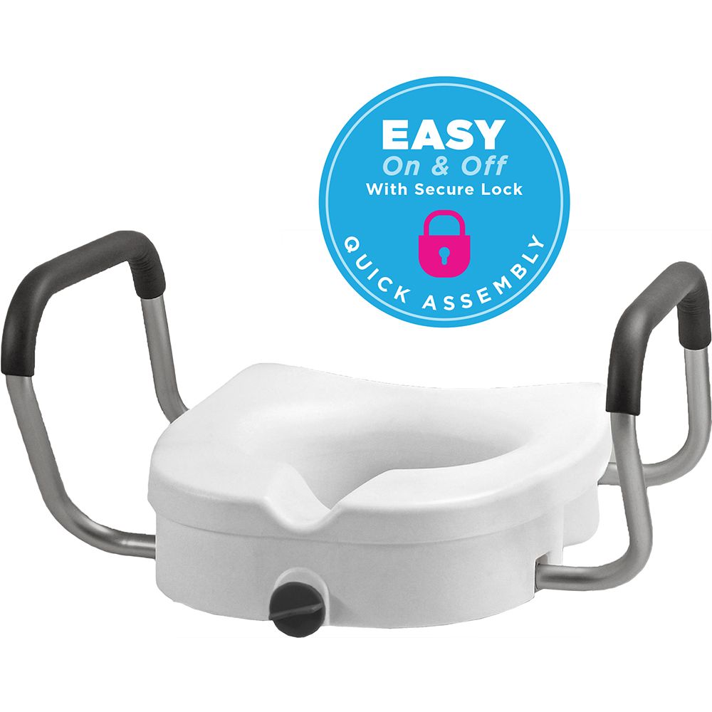 NOVA TOILET ST ELEV 5" W/ARMS