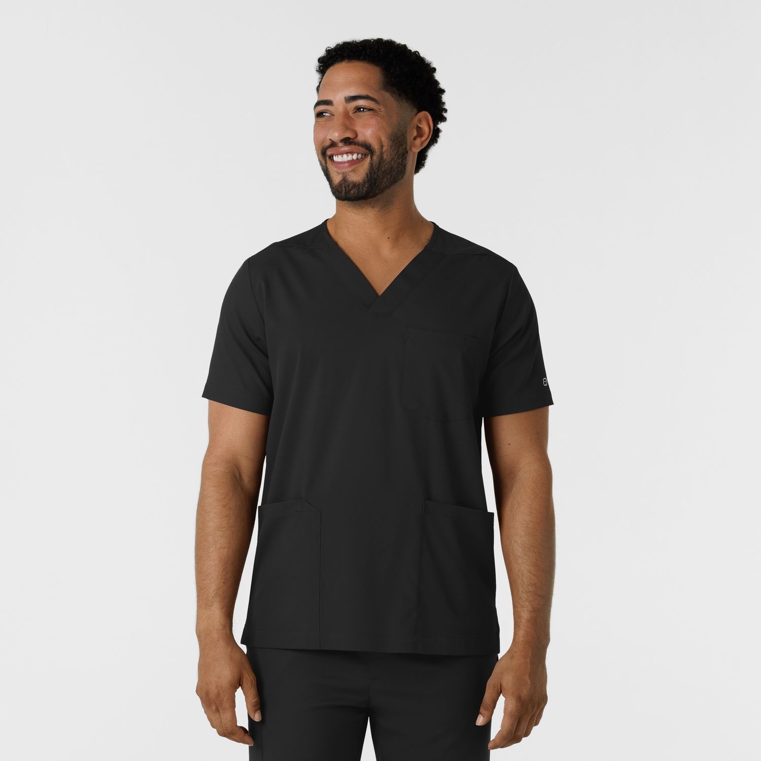 WW BOUNDLESS MEN V-NK, COLOR: BLK, Size: SM
