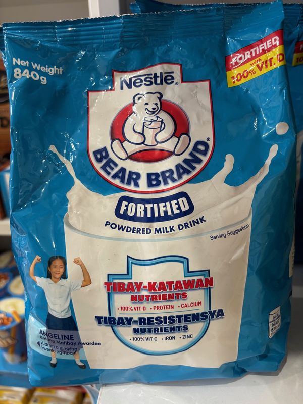 Nestle Bear Brand Powdered Milk Drink 840g