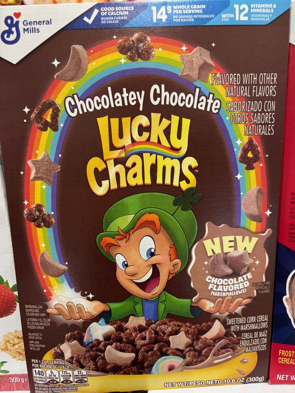 General Mills Lucky Charms Cereal Chocolate 300g
