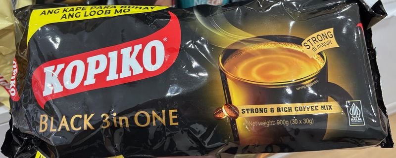 Kopiko Black Coffee 3in1 Big 30x30g