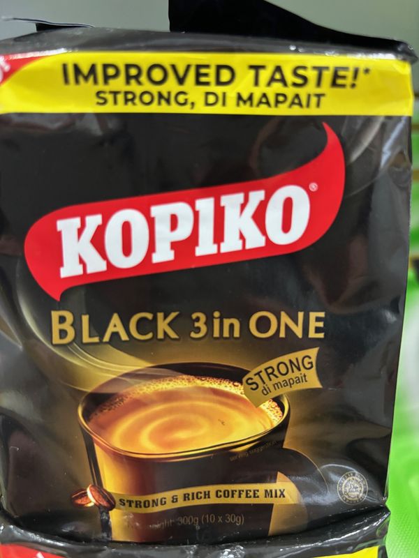 Kopiko Black Coffee 3in1 Small (10x30g)