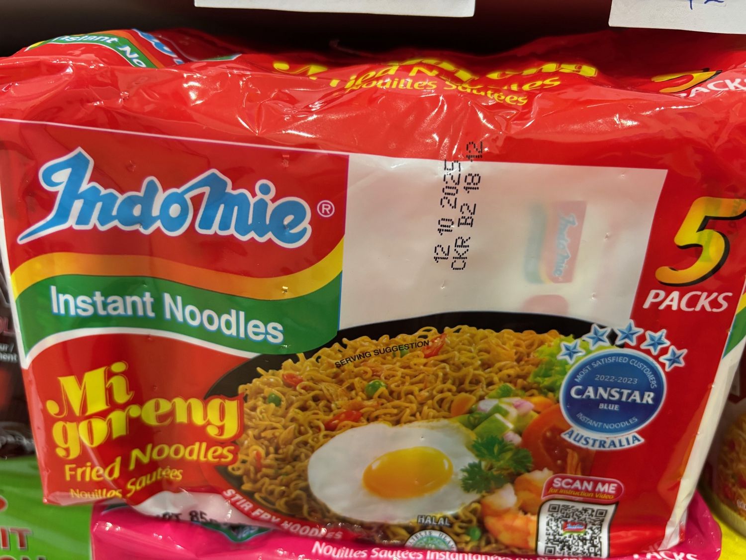 Indomie Original Migoreng Noodle 80gx5