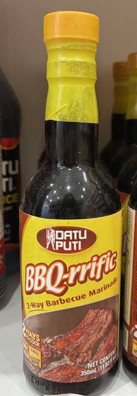 Datu Puti Barbeque Rrific Marinade - 350 ml