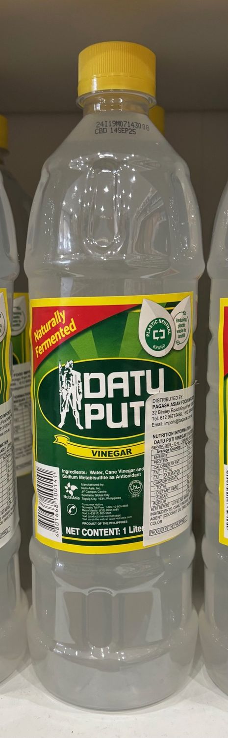 Datu Puti Sukang Maasim White Vinegar 1L