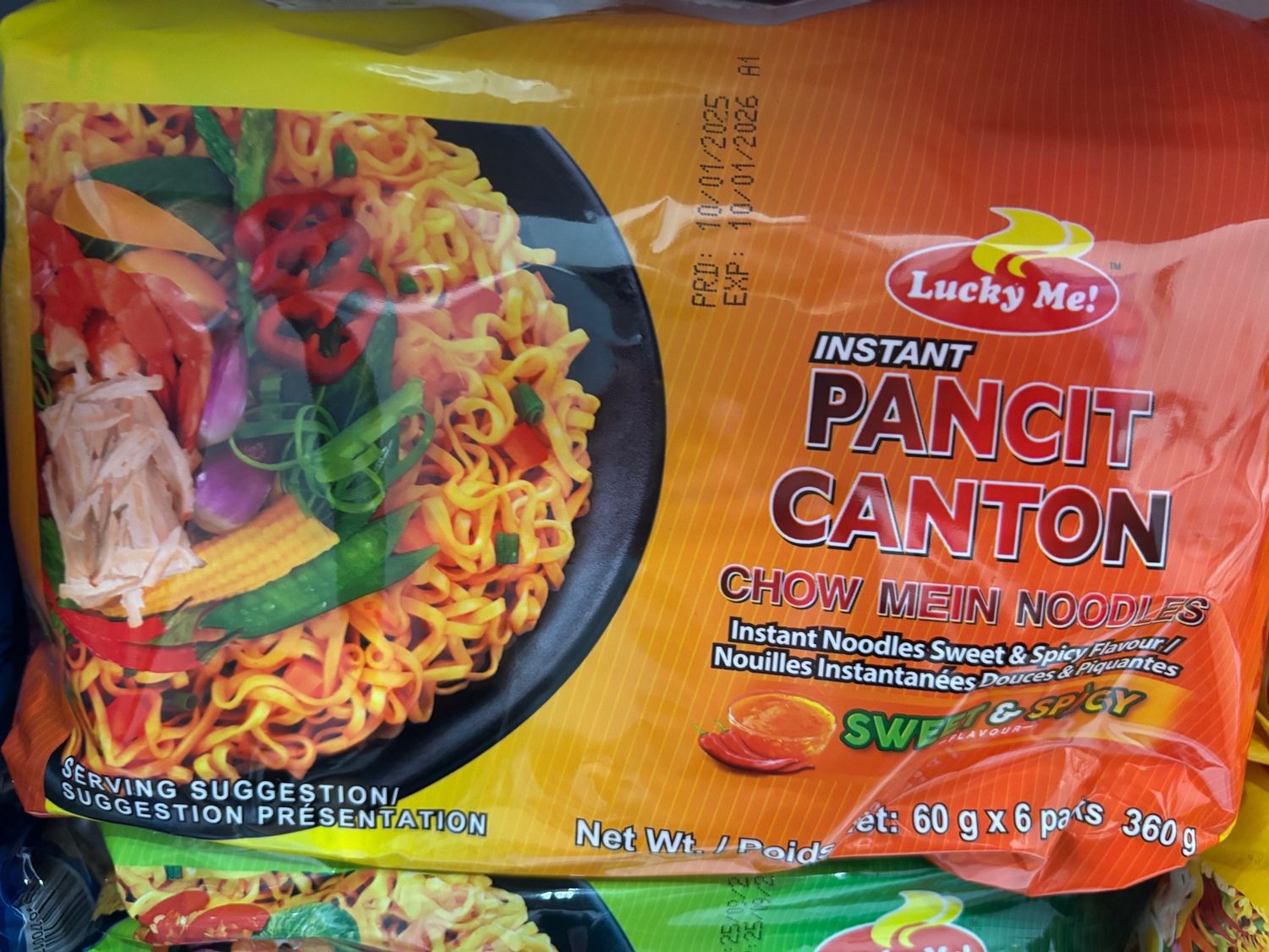 Lucky Me Pancit Canton Sweet &amp; Spicy 60g