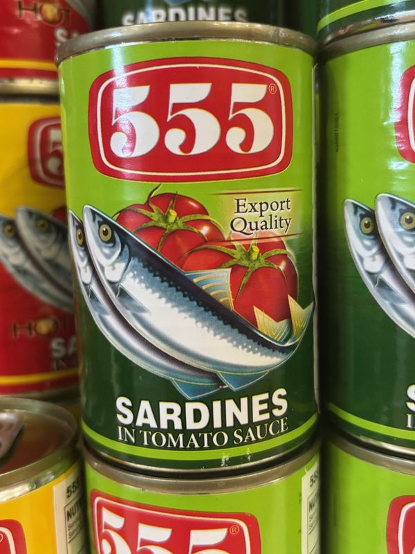 555 Sardines in Tomato Sauce  Regular 155g