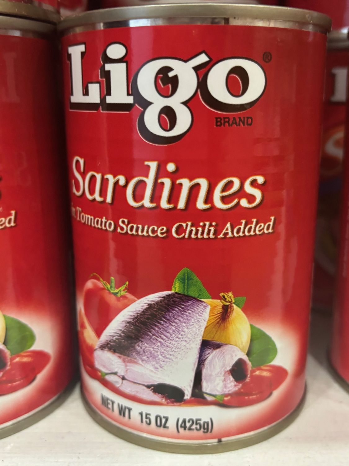 Ligo Sardines Tomato Sauce Hot 425g