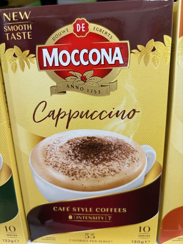 Moccona Cappucino Sachet 130g