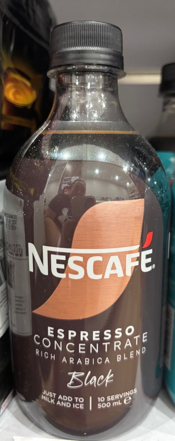 Nescafe Espresso Concentrate Rich Arabica Blend Black 500mL