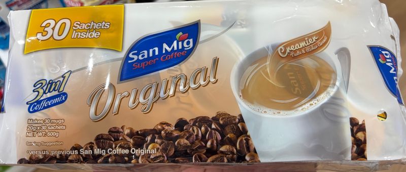 San Mig Super Coffee Original 20gx30