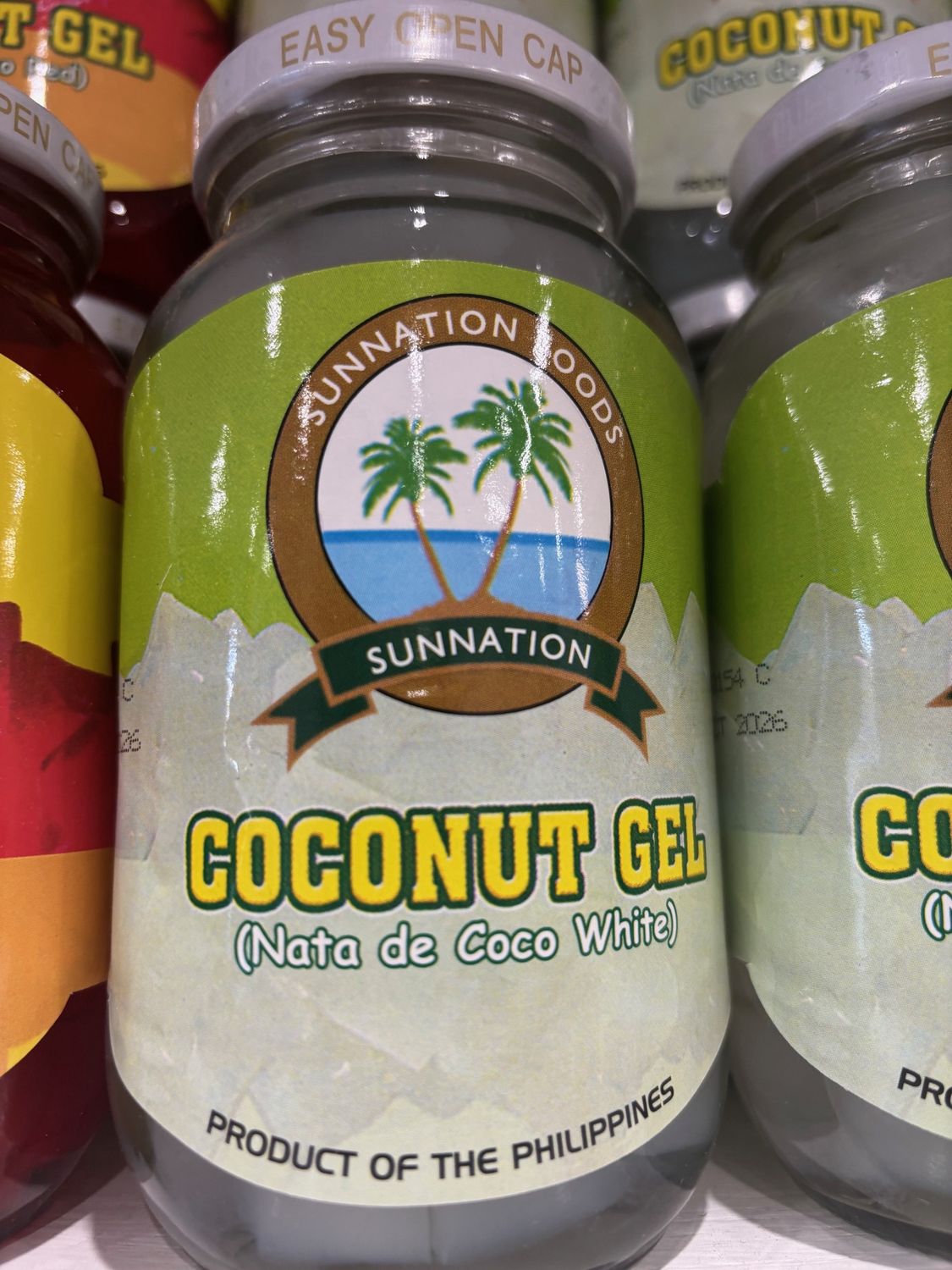 Sunnation Nata De Coco Coconut Gel White 340g