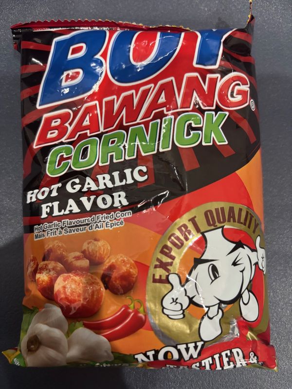 Boy Bawang Cornick Hot Garlic 90g