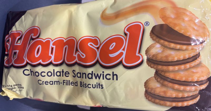 Hansel Chocolate Sandwich 10x31g